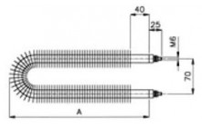 Тэн воздушный ребренный -U-образный